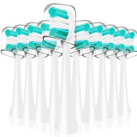 Mullburry 790885795640 Toothbrush Heads Compatible With Aquasonic Black Series Vibe Electric