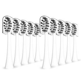 Mullburry 790885795800 Toothbrush Heads With Gleem W Shape Design Planted Nylon Bri