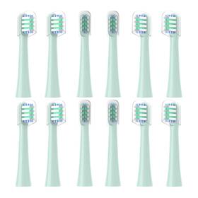 Mullburry 790885795817 12 Pack Replacement Toothbrush Heads Compatible 1 Count Of Teal