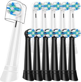 Natraprow 711181070668 12 Pcs Io Replacement Heads Compatible With Oral B 2 3 4 5 6 7 8 9 10 Deep Cl