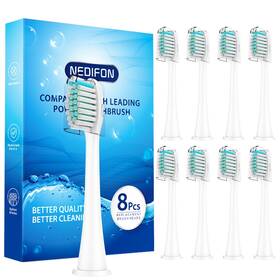 B0cc1y5335 Nedifon Replacement Toothbrush Heads Compatible With Philips Sonicare Click-on Toothb