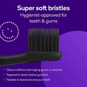 Brst4000x3fbm No Genuine Replacement Heads For Original Sonic Electric Toothbrush Black/3 Pack