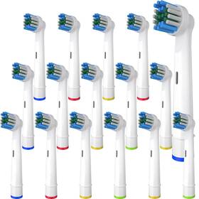 Nostoson Nt-sb-16 Replacement Toothbrush Heads Compatible 1 Count Pack Of 16 Blue
