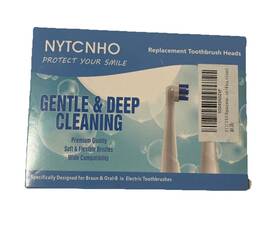 Trh1 Nytcnho 4 Pack Replacement Toothbrush Heads For Braun And Oral-b Toothbrushes New In Box