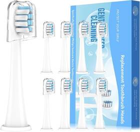 Xp-t42g-v93h Nytcnho Replacement Toothbrush Heads Compatible With 1 Count Pack Of 8 White