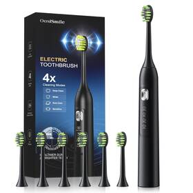Y05-0710 Oasismile Sonic Electric Toothbrush For Adults 42 000 Vpm 1 Count Pack Of Black