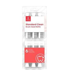 Oclean Ocl-std-clean-6pk Standard Clean Brush Heads 6-pack Oclstdclean6pk