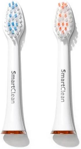 Ollie 313039777745 Replacement Brush Heads - Medium Size Pack Of 2 White