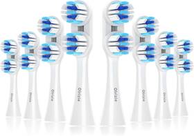 Olrizie 313044383399 8 Pack Replacement Toothbrush Heads Compatible With Spinbrush Pro Clean Whi