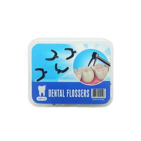 Onlyprimepicks 4s-gr4w-rq48 Electric Vibration Dental Flosser Replacement 1 Count Pack Of 50 Black