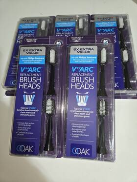 Ooak 840055440198 V Arc Philips Sonicare Replacement Heads - 5x 6 Pack 30 -ultrasoft