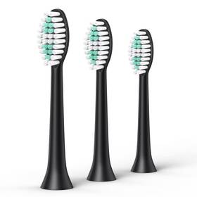 Operan 715450872502 Electric Toothbrush Replacement 3 Heads Black