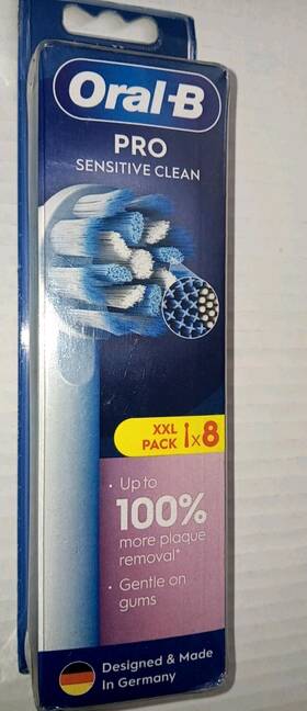 Oral-b 006540848036 Sensitive Clean Replacement Brush Heads 8-pack