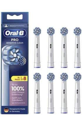 Oral-b 006540860649 Sensitive Clean Replacement Brush Heads 8 Packs