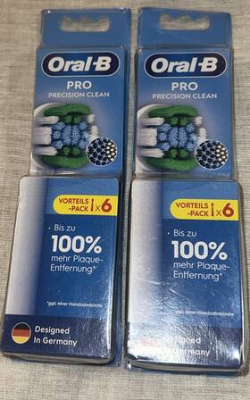 Oral-b 006540860892 Pro Precision Clean Replacement Brush Heads 2 X 6 Packs 12 Brushes