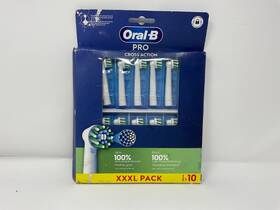 Oral-b 006540986943 Crossaction Replacement Brush Heads Xxxl 10 Pack New Distressed Box