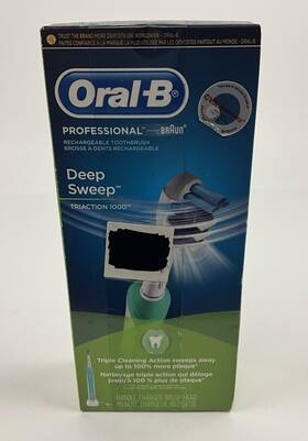 Oral-b 069055043394 Braun Oral-b Deep Sweep Triaction 1000 Electric Rechargeable Toothbrush. New