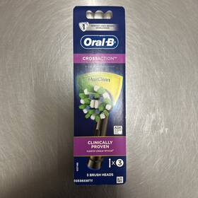 3-brush Oral-b 069055045930 Cross Action Max Clean Replacement Heads New Sealed