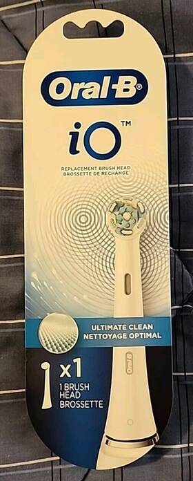 Oral-b 069055128954 Io Ultimate Clean New In Package Replacement Head Brush