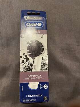 Oral-b 069055129487 Charcoal Electric Toothbrush Replacement Brush Heads Refill - 2