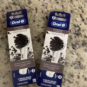 Oral-b 069055129494 Lot Of 2 Charcoal 3 Heads Per Pack