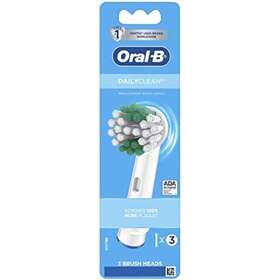 Oral-b 069055129517 Daily Clean Electric Toothbrush Replacement Brush Heads - 3 Pack