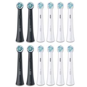 Oral-b 069055134054 Io Ultimate Clean Replacement Brush Heads 12-count Black White