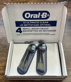Oral-b 069055135815 Io Series Ultimate Clean Electric Toothbrush Heads 4-pack Black