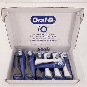 Oral-b 069055144022 Io Ultimate Clean 9 Refill Replacement Brush Heads 5 Black 4 White