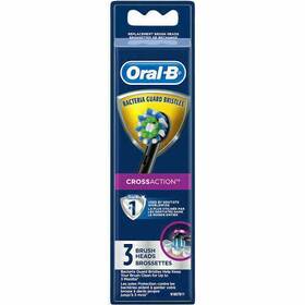 10069055127176 Oral-b Crossaction Bacteria Guard Electric Toothbrush Replacement Heads - 3 Pack