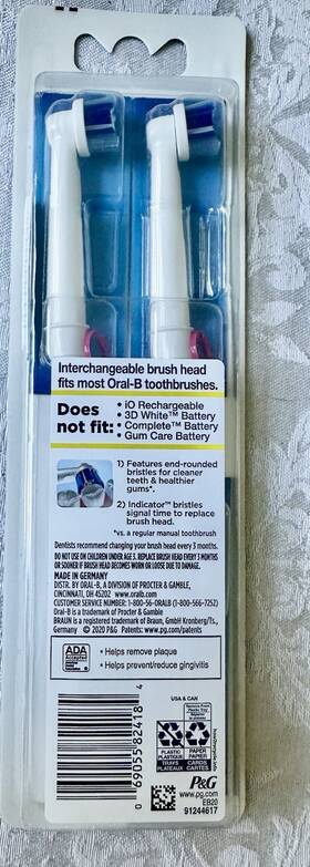 10408335t0 Oral-b Oralb Replacement Heads 3