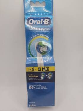 12438 Oral-b Precision Clean Replacement Electric Toothbrush Head 5 Pack New Sealed