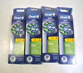 20189824 Oral-b 4 Cross Action White Replacement Heads 4-pack Damaged Package