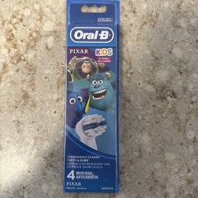 Oral-b 210201308942 Kids Extra Soft Replacement Brush Heads Pixar Favorites 4 Count