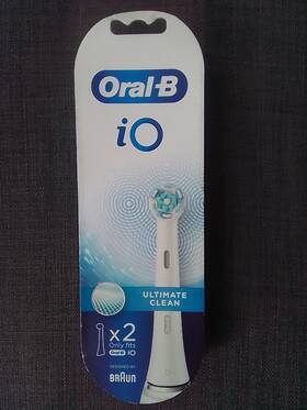 Oral-b 210201319696 Io Ultimate Clean Replacement Brush Head White 2 Pack By Braun