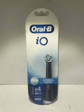Oral-b 210201319757 Io Replacement Brush Head Black 4 Pack Only Fits - New And Sealed