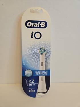 Oral-b 210201319795 Io Ultimative Reinigung Replacement Brush Heads X2 New Sealed Package