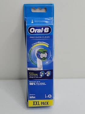 Oral-b 210201321767 Precision Clean Electric Toothbrush Heads Pack Of 8 Replacement Refills
