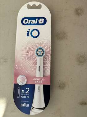 Oral-b 210201343684 3 Io Replacement Toothbrush Heads Gentle Care Total Of 6 New