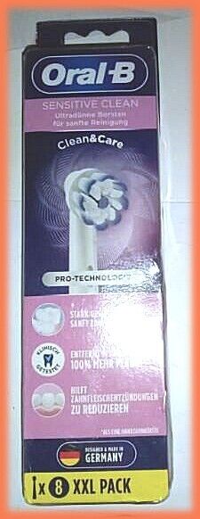 Oral-b 210201410744 Sensitive Clean Toothbrush Replacement Refills 8 Ct