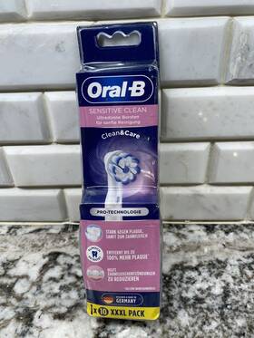 Oral-b 210201410782 Sealed 10 Pack Brush Heads Dental Cleaning Sensitive Clean