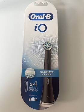 Oral-b 210201424512 Io Ultimate Clean Replacement Brush Heads - 4 Count Black Sealed B32