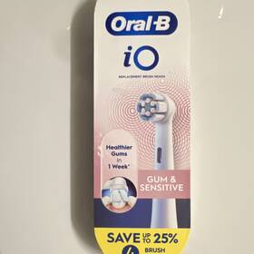 2102809 Oral-b Io Gum And Sensitive Brush Heads 4-pack Soft Bristles Replacement