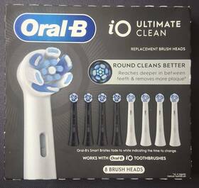 21388832 Oral-b Io Ultimate Clean Brush Heads 8 Pack Smart Bristles