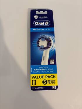 30968335ro Oral-b Toothbrush Heads Precision Clean 3 Pack Unopen Box