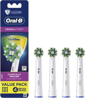 Oral-b 313032910972 Crossaction Electric Toothbrush Replacement Brush Heads Refill 4ct