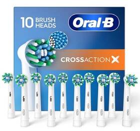Oral B 313048996915 10x Crossaction X Clean Replacement Toothbrush Brush Heads Usa 10-pack