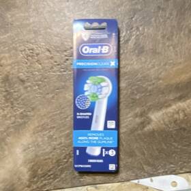 Oral-b 327213597 Oral-b Precision Clean Brush Heads 3-pack X-shaped Bristles Genius Pro Smart