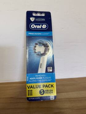 32908335r0 Oral-b Precision Clean X Replacement Brush Heads 3 Pack For Electric Toothbrush