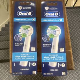 40548335ro Oral-b Precision Clean X Toothbrush Replacement Head X-shaped Bristles